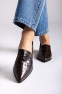 Comfort Loafers TFP - Brown Croc - thefashionproject.gr - TFP