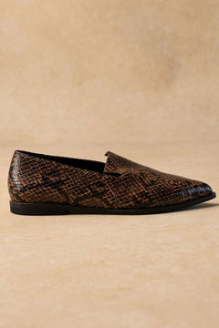 Brown Snake Print