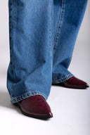 Comfort Loafers TFP - Burgundy Croc - thefashionproject.gr - TFP