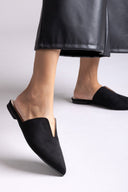 Comfort Mules TFP - Black Suede - thefashionproject.gr - TFP