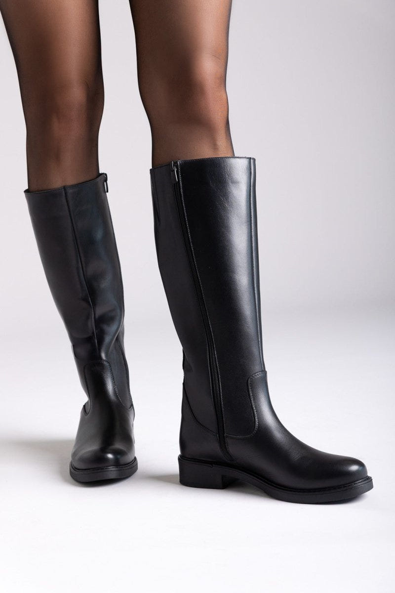 Comfort Riding Boots Ragazza 0670 - Black Matte - thefashionproject.gr - RAGAZZA