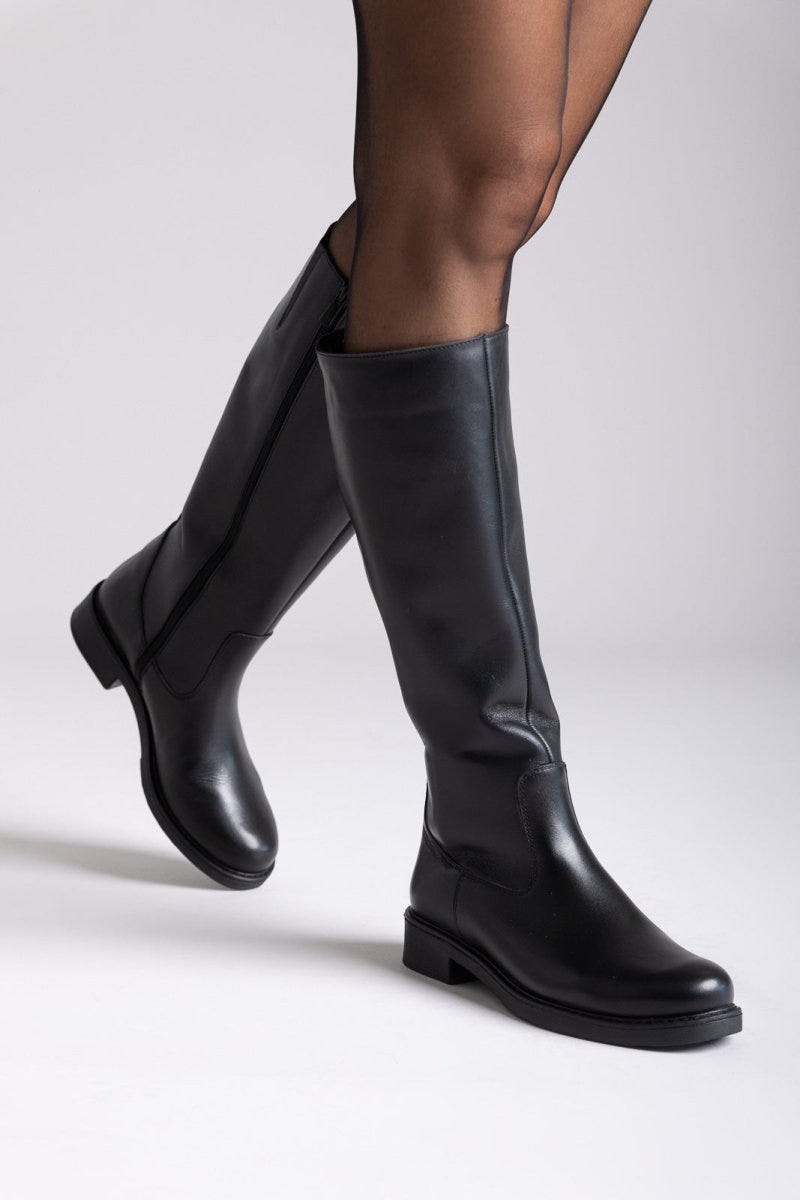 Comfort Riding Boots Ragazza 0670 - Black Matte - thefashionproject.gr - RAGAZZA
