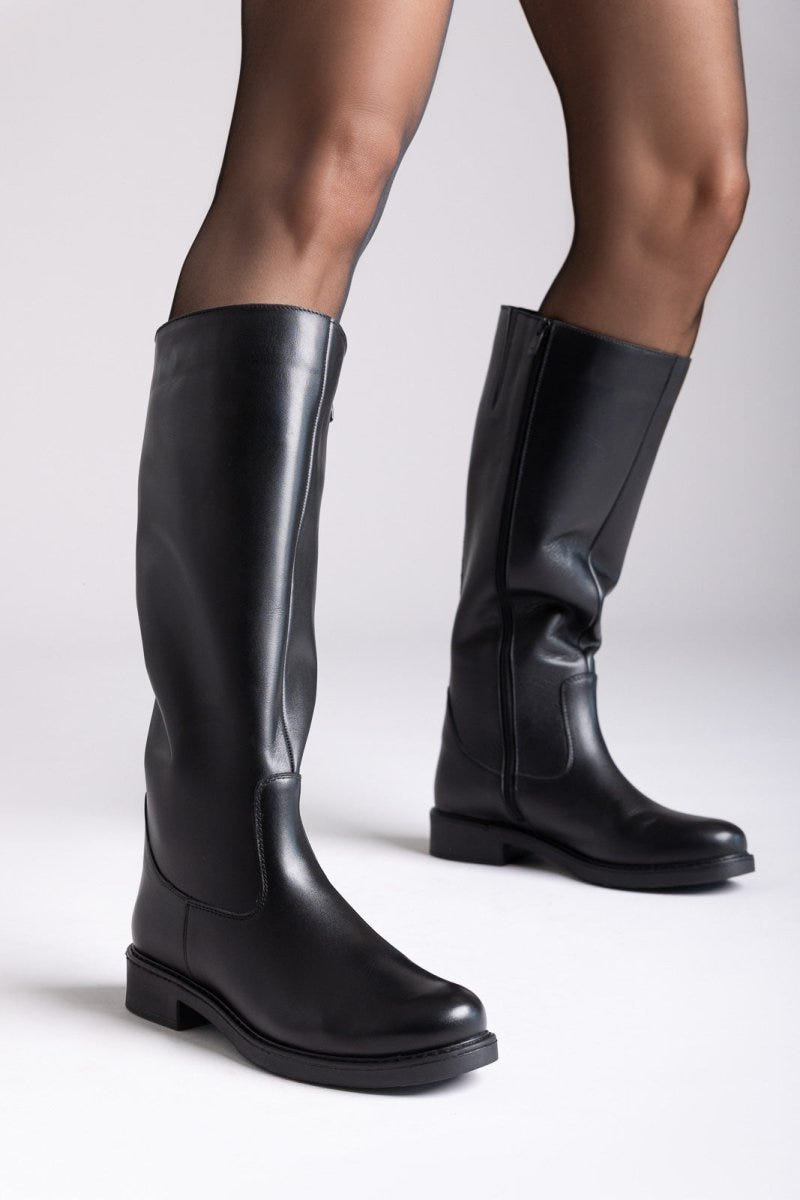 Comfort Riding Boots Ragazza 0670 - Black Matte - thefashionproject.gr - RAGAZZA