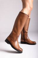RAGAZZA - Comfort Riding Boots - Tan Matte
