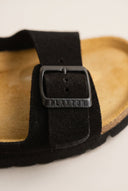 Plakton - Comfort Sandals - Black Suede
