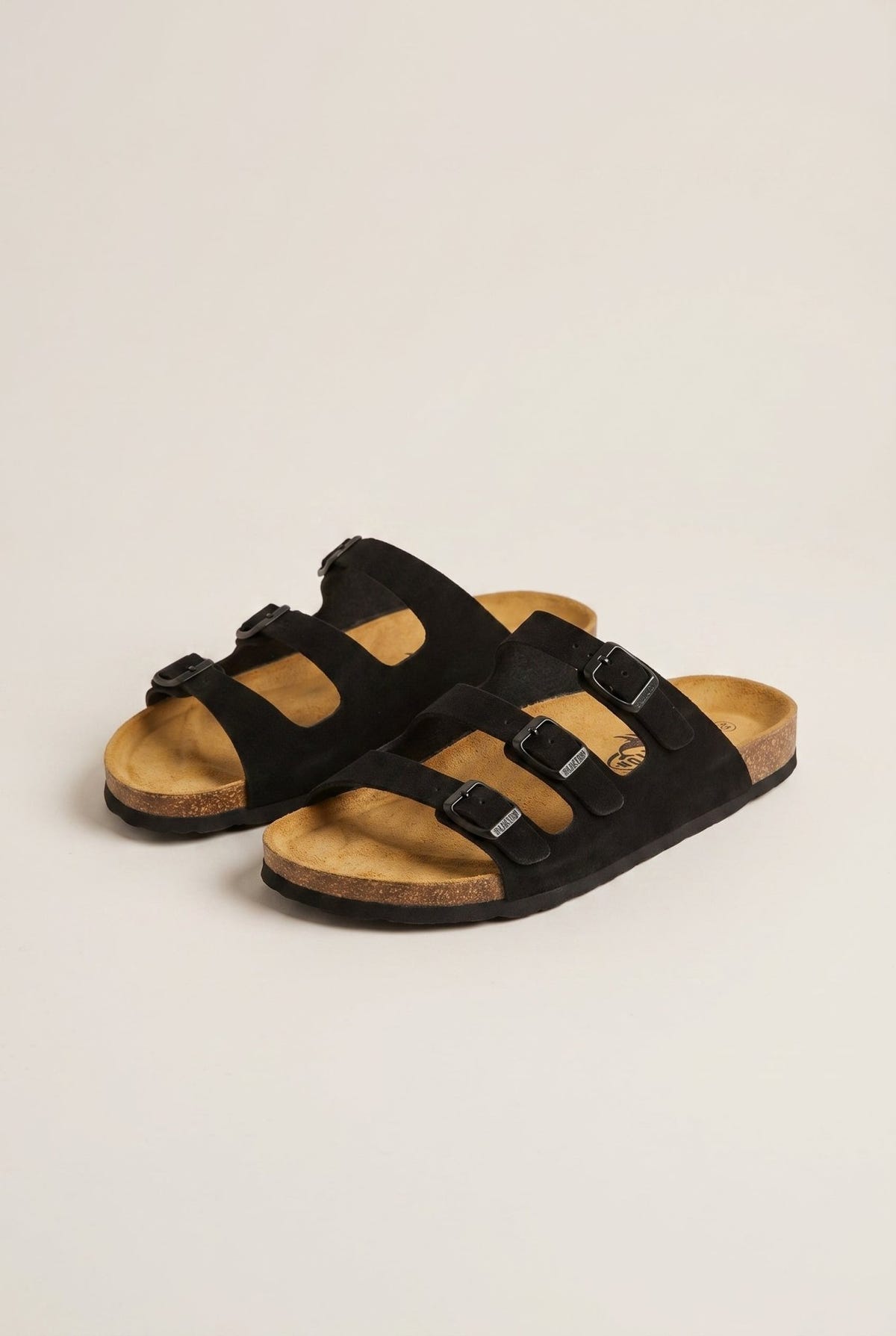 Plakton - Comfort Sandals - Black Suede