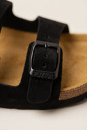 Plakton - Comfort Sandals - Black Suede