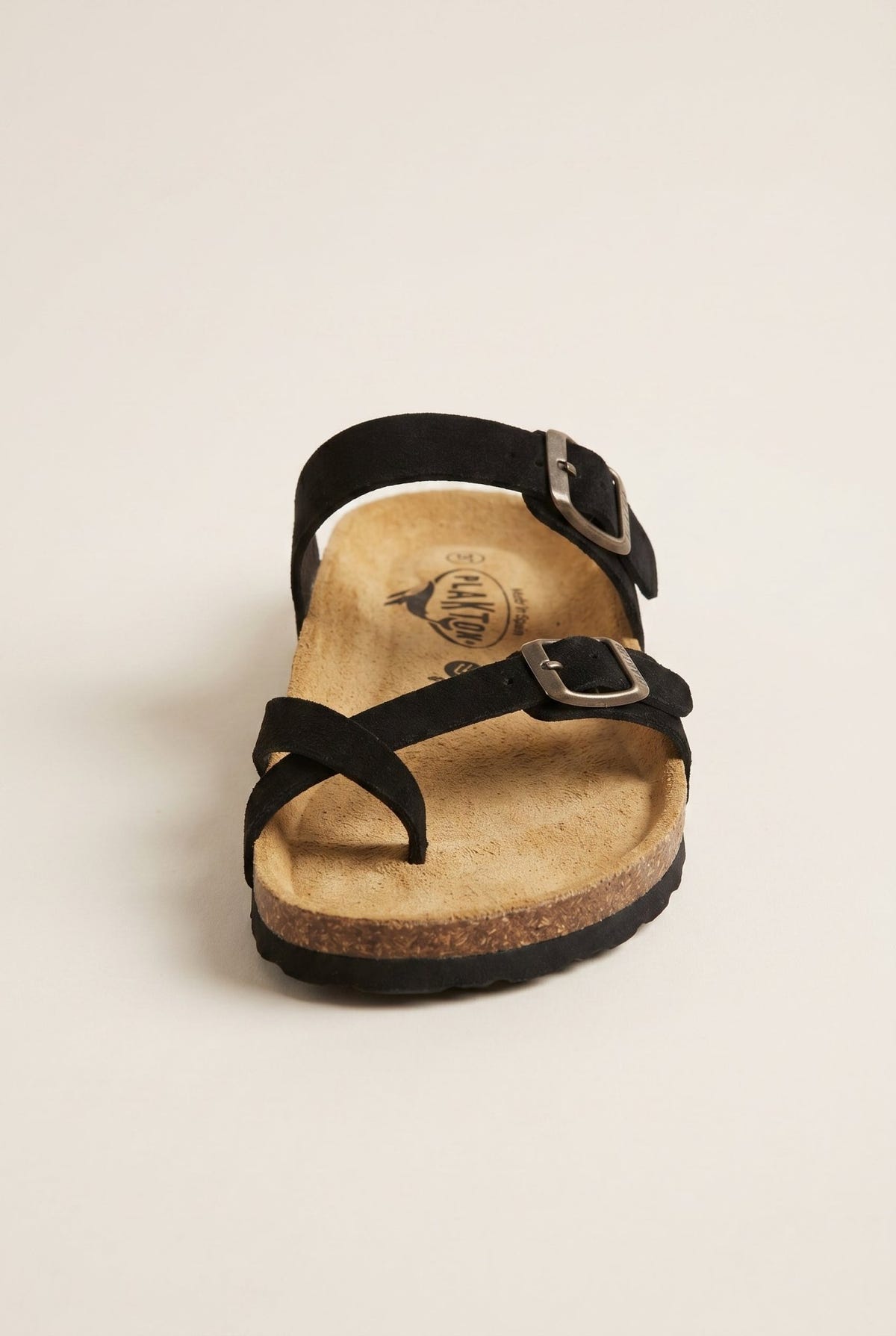 Plakton - Comfort Sandals - Black Suede
