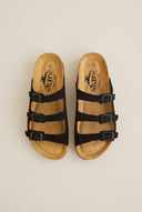 Plakton - Comfort Sandals - Black Suede