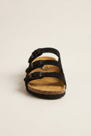 Plakton - Comfort Sandals - Black Suede