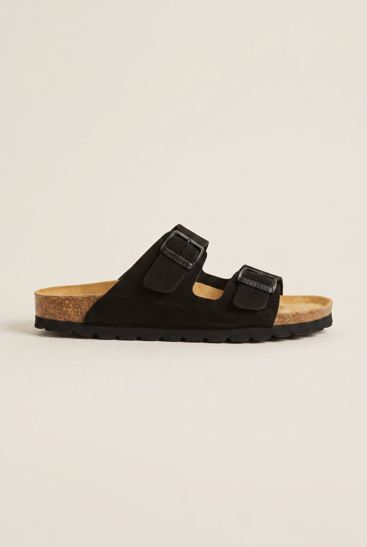 Plakton - Comfort Sandals - Black Suede