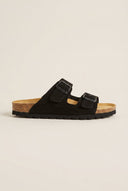 Plakton - Comfort Sandals - Black Suede