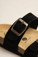 Plakton - Comfort Sandals - Black Suede