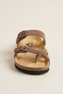 Plakton - Comfort Sandals - Brown Suede