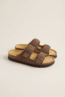 Plakton - Comfort Sandals - Brown Suede