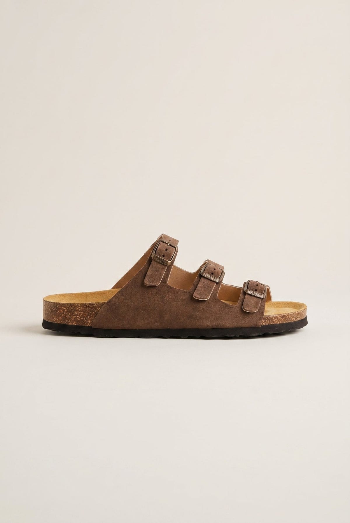 Plakton - Comfort Sandals - Brown Suede