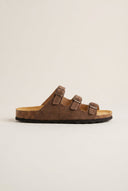 Plakton - Comfort Sandals - Brown Suede