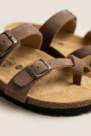 Plakton - Comfort Sandals - Brown Suede