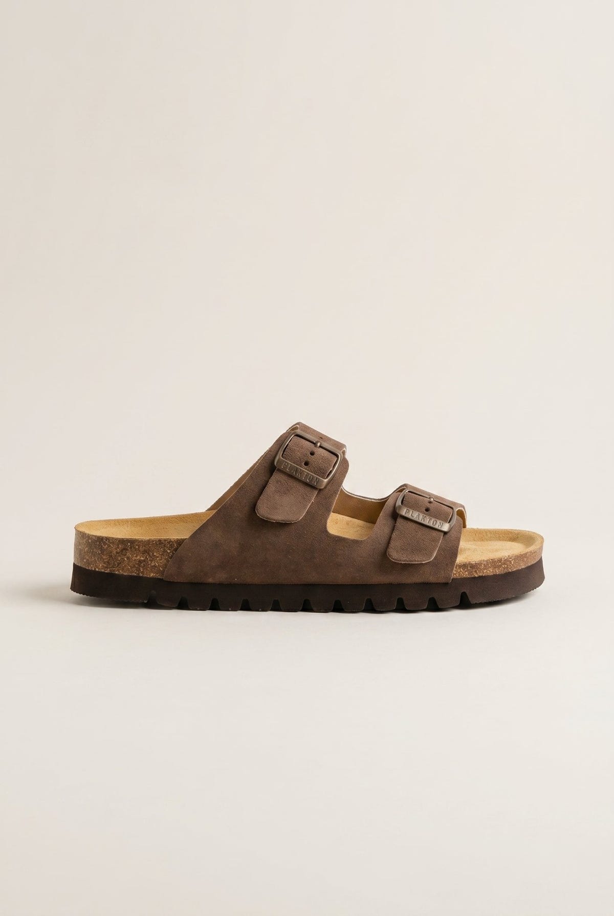 Plakton - Comfort Sandals - Brown Suede