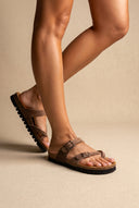 Plakton - Comfort Sandals - Brown Suede