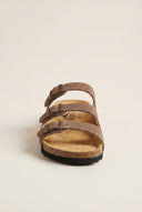 Plakton - Comfort Sandals - Brown Suede
