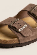 Plakton - Comfort Sandals - Brown Suede