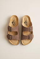 Plakton - Comfort Sandals - Brown Suede