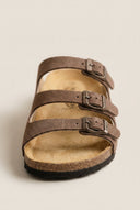 Plakton - Comfort Sandals - Brown Suede