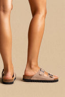 Plakton - Comfort Sandals - Sand Suede