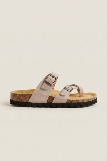 Plakton - Comfort Sandals - Sand Suede