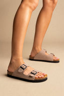 Plakton - Comfort Sandals - Sand Suede
