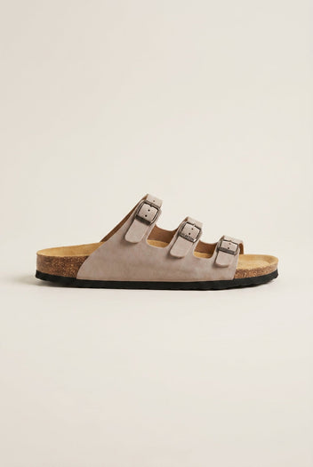 Plakton - Comfort Sandals - Sand Suede