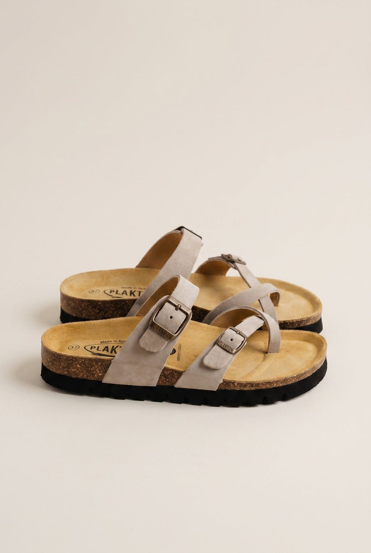 Plakton - Comfort Sandals - Sand Suede