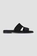 Estil - Comfort Suede Sandals - Black Suede