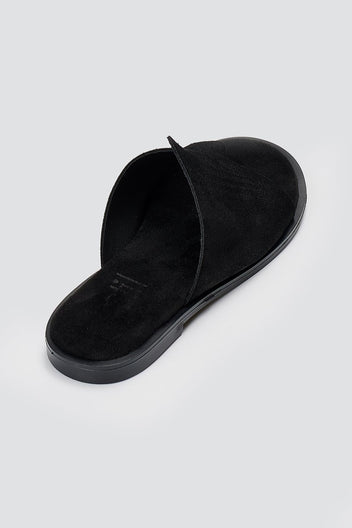 Estil - Comfort Suede Sandals - Black Suede