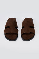 Estil - Comfort Suede Sandals - Brown Suede