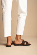 Estil - Comfort Suede Sandals - Brown Suede