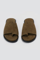 Estil - Comfort Suede Sandals - Olive Suede