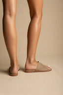 Estil - Comfort Suede Sandals - Taupe Suede