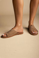 Estil - Comfort Suede Sandals - Taupe Suede