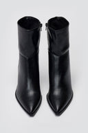 Corina Cowboy Ankle Boots - Black Matte - thefashionproject.gr - CORINA