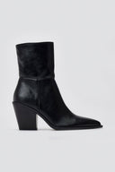 Corina Cowboy Ankle Boots - Black Matte - thefashionproject.gr - CORINA