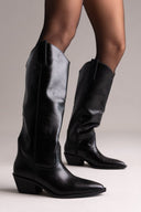 Corina Cowboy Boots - Black Matte - thefashionproject.gr - CORINA