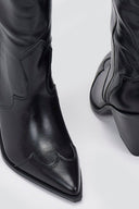 Corina Cowboy Boots - Black Matte - thefashionproject.gr - CORINA