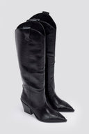 Corina Cowboy Boots - Black Matte - thefashionproject.gr - CORINA