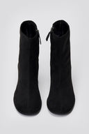 Corina Low Heel Ankle Boot - Black Suede - thefashionproject.gr - CORINA