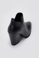 Cowboy Ankle Boots Cutout - Black Matte - thefashionproject.gr - TFP