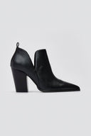 Cowboy Ankle Boots Cutout - Black Matte - thefashionproject.gr - TFP