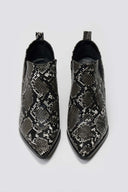 Cowboy Ankle Boots Snake Print TFP - Grey Snake Print - thefashionproject.gr - TFP