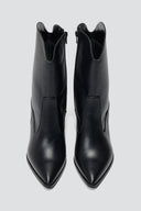 Cowboy Ankle Boots TFP - Black Matte - thefashionproject.gr - TFP